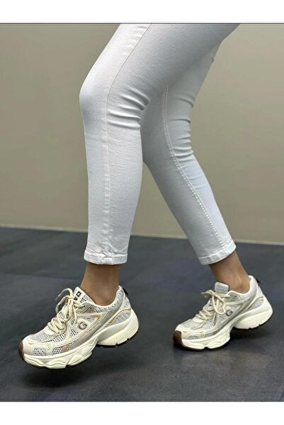 Guja 24y459 Kadın Sneaker Spor Ayakkabı-bej