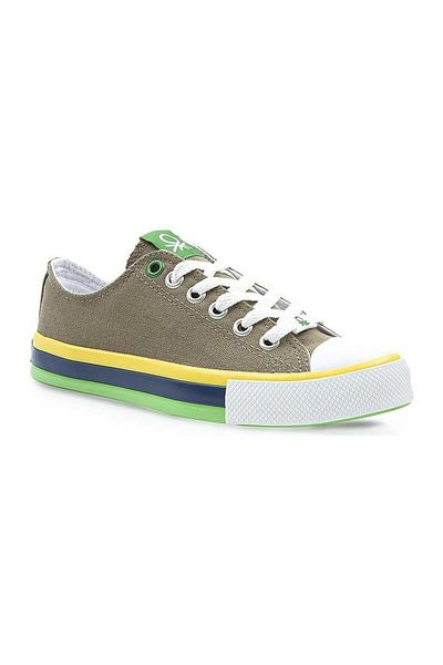 Benetton Bn-30176 Dámská sportovní obuv-khaki