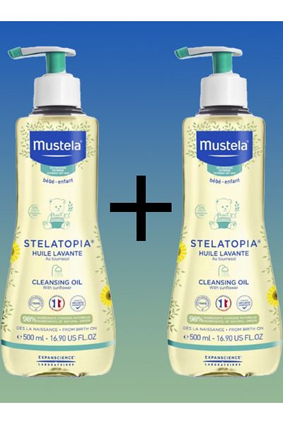 Mustela Stelatopia Cleansing Oil 500 ml - X2