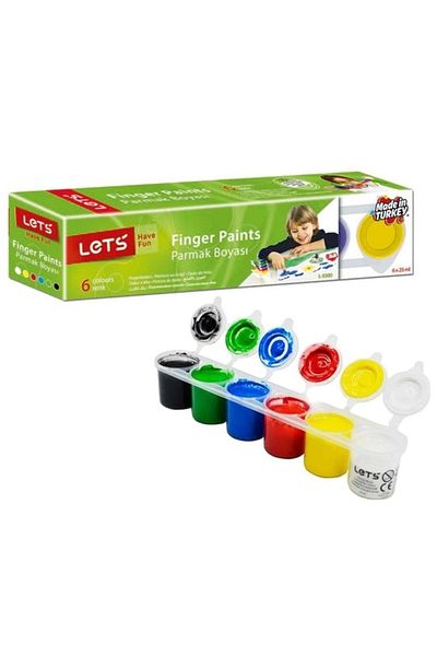 Lets Finger Paint 25mg6 Colors