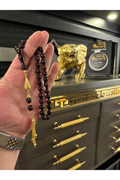 Tesbih-i Hazır Tesbihçilik TEK Ve Özel Üretim KATALİN TESBİH 14 Ayar Altın Ka...