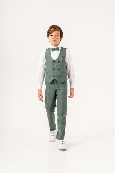 carino's kids Planet Yelekli Erkek Çocuk Takım Elbise