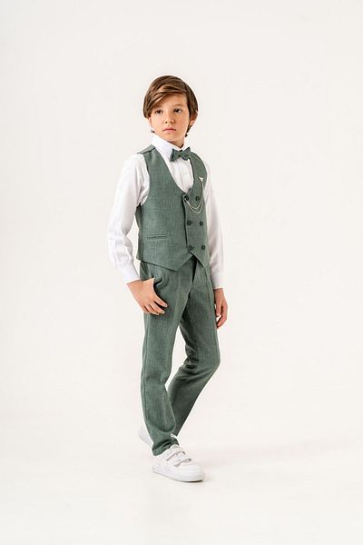 carino's kids Costum pentru băiat cu vestă Planet