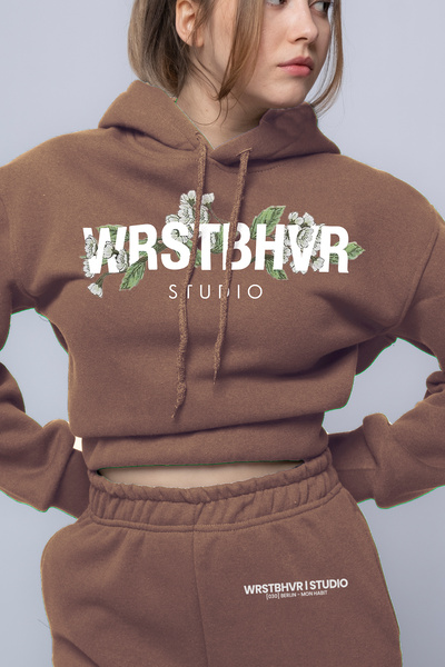 Genel Markalar WRSTBHVR Baskılı Worst Behavior Eşofman Takımı Jogger | Çiçek ...