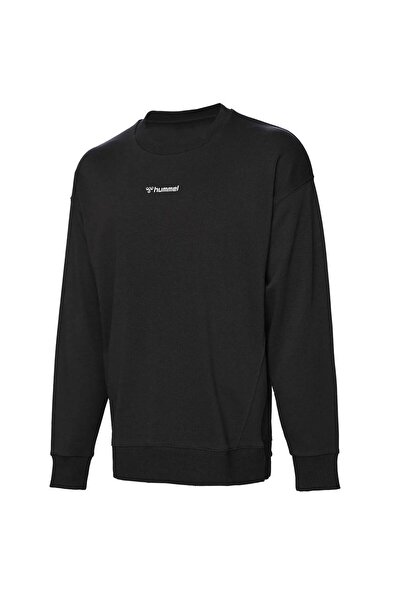 hummel 921918-2001 Hummel Hmlcole Oversıze Sweatshırt Erkek Sweat BLACK