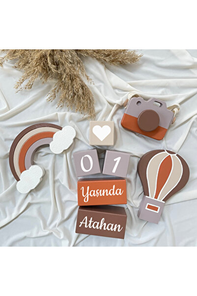 BİANNE ATÖLYESİ İsimli Ahşap Anı Küpü ve Bebek Odası Dekorasyon Ürünler Bebek...