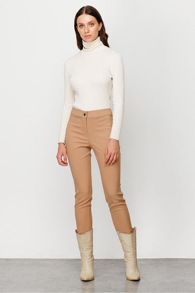 Moda İlgi Παντελόνι Modailgi με λεπτή τσέπη στο πλάι Camel