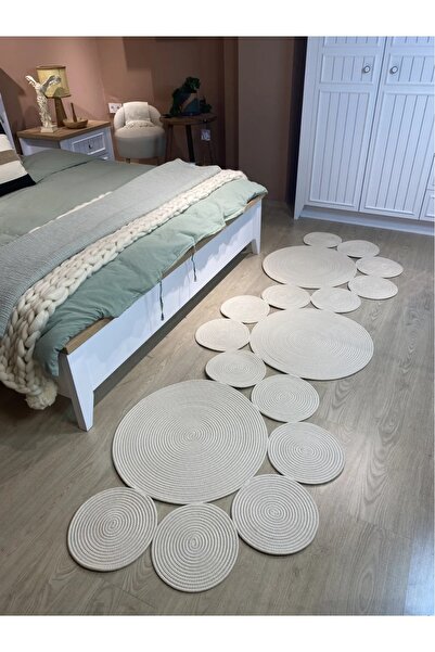 Genel Markalar hasır jüt görünümlü Desenli Modern El Örgüsü sarmal Halı Kilim
