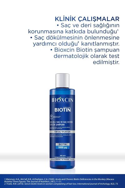 Bioxcin Biotin Şampuan 300 ml - Hassas Saç Derisi Hassas Saçlar 3'lü