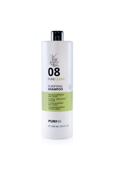 PURING Pure Clean 1000ml Sensitive Hair Care Shampoo - with Bran