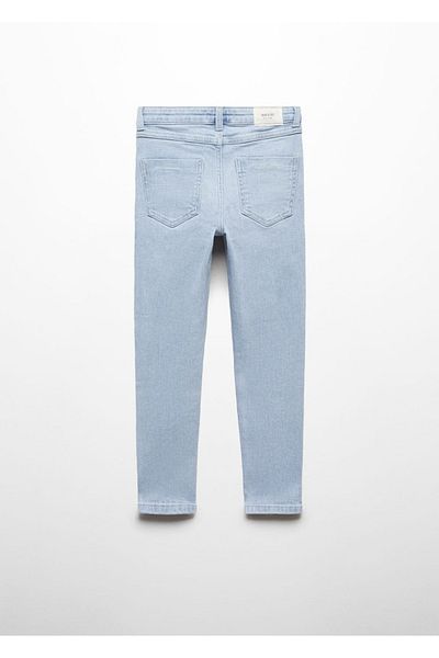 MANGO Kids Pantaloni portocalii pentru copii