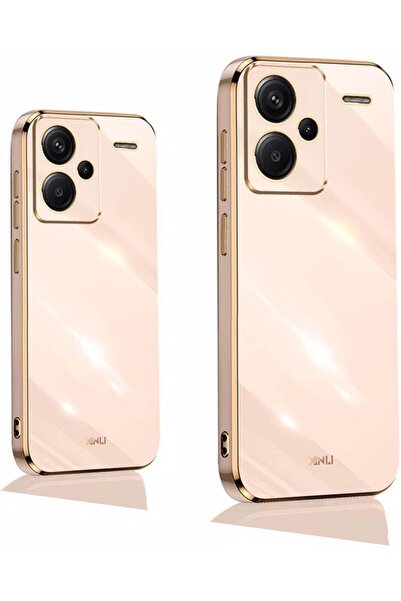Rivor Xiaomi Redmi Note 13 Pro Plus+ 5G Kılıf Parlak Kenarı Altın Renkli Kame...