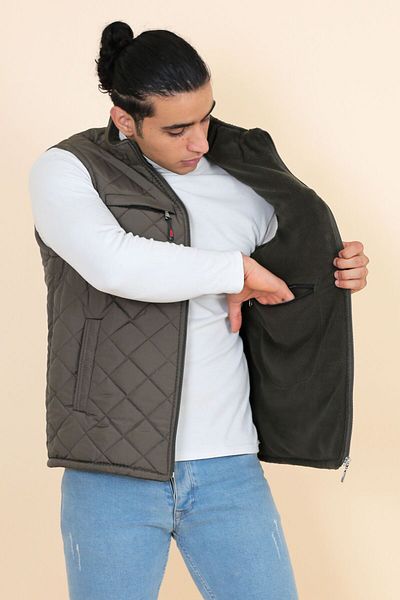 HeviStor HeviStor - Super Blanket Fleece Hooded Dad Vest