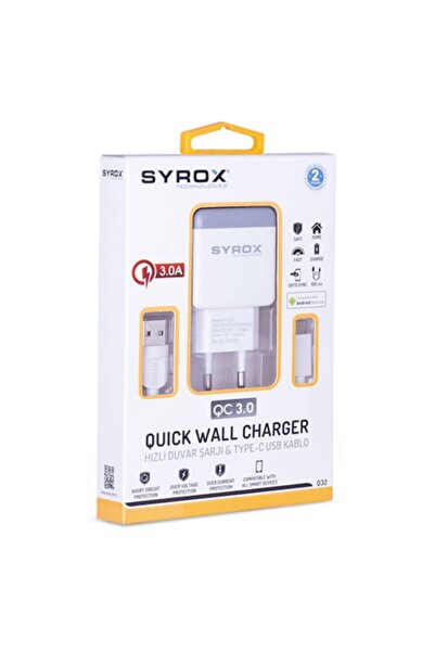 syroxs Syrox Q 32 Type-c Hızlı Şarj