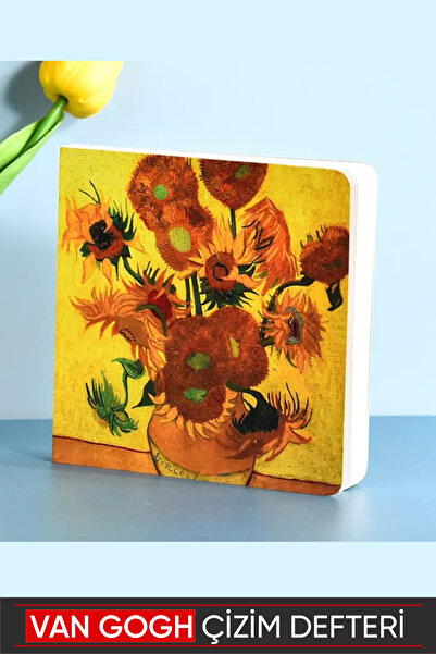 Vox Art Van Gogh Eskiz Defteri- 14x14 cm Kare - 96 yaprak- 90 gr