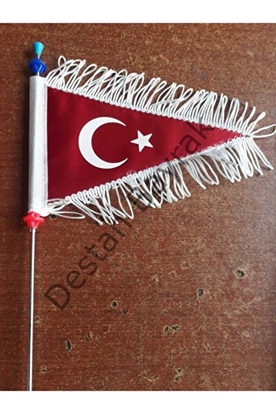 Destan Bayrak Bisiklet Ve Motorsiklet Makam Bayrağı 2 Li Set