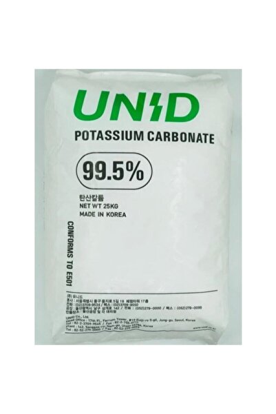 Unid Potasyum Karbonat 25kg Potasa Üzüm Bandırma Için !! (Kore MENŞELİ)