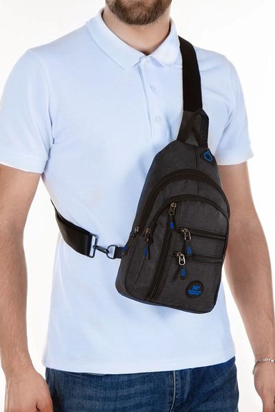 Newish Polo Meha Clup λινό υφασμάτινο τσαντάκι μέσης με αυτιά και θύρα USB Τσάντα σώματος Freebag Αδιάβροχο (18X28CM)