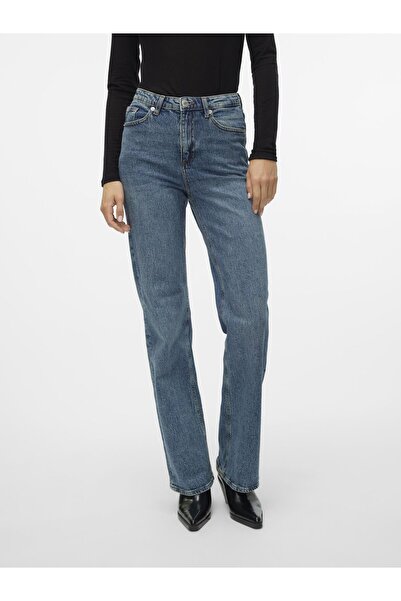 Vero Moda Weit Geschnitten Vmtessa Hohe Taille Weit Geschnitten Jeans