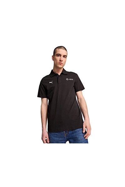 Puma F1 Petronas ESS Polo Yaka Erkek Günlük Tişört Siyah 62735201