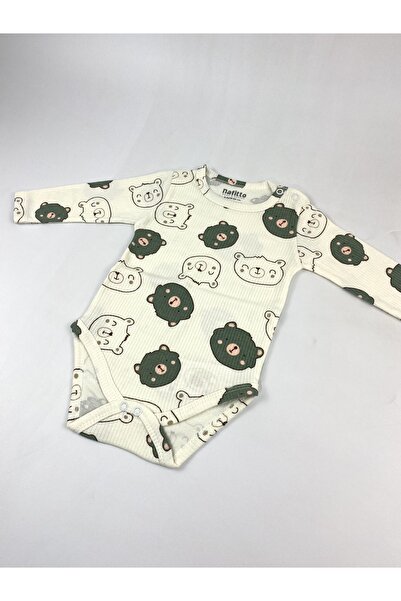 Nafitto baby&junior Baby Bodysuit with Teddy Bear