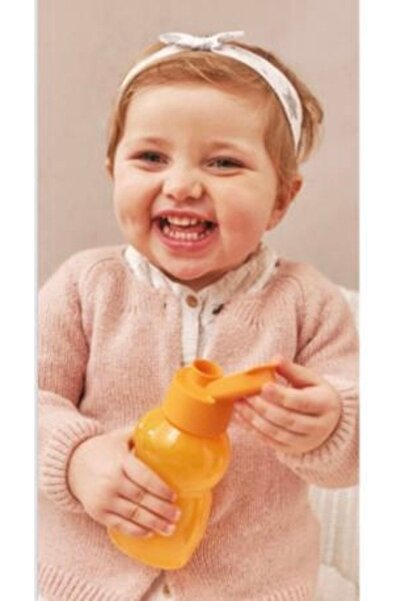 Tupperware Eco Bottle Orange 350 Ml Penguin Practical Lid