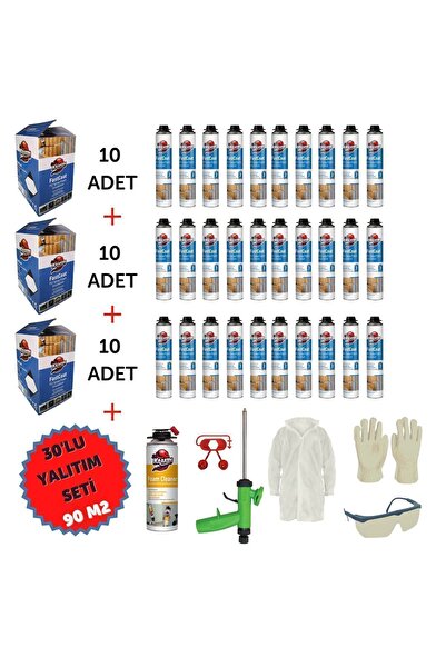 KRAKEN Poliüretan Termal Yalıtım Sprey Köpük 30adetx930gr