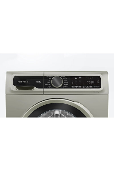 Profilo Çamaşır Makinesi 9 kg 1200 dev./dak., Gümüş