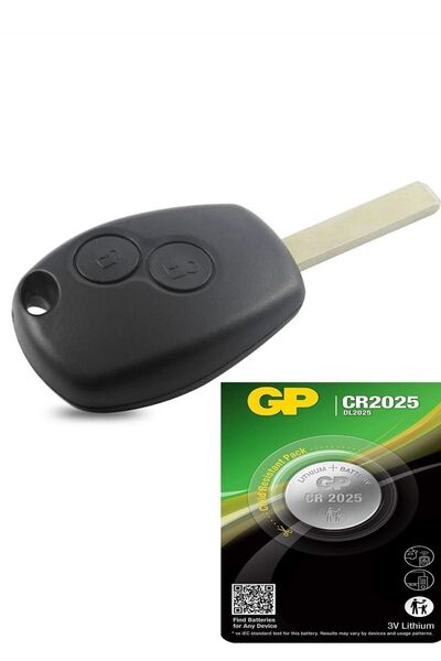 GMA KEYS REN Dacia Kangoo Clio Trafic Kumanda Anahtar Kabı 1. Kalite Pil