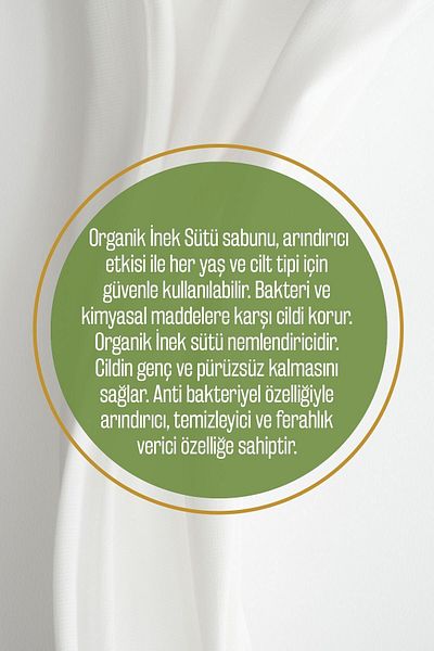 Olivos Natural Cow Milk and Olive Oil Solid Soap Cow Milk Hand Soap Pouch Gift 3 Pcs 150 Gr