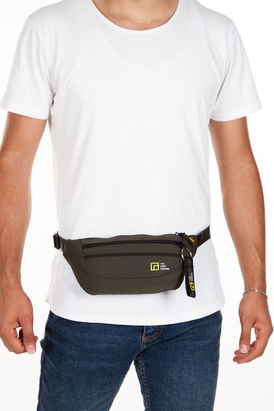LOOP DESIGN Unisex Crossbody Bag - Shoulder and Waist Bag, Adjustable Strap