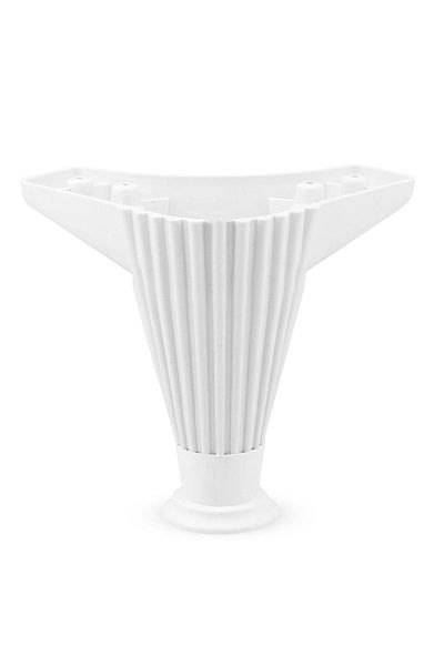 Badem10 Picior Puf Baza Alba - 12 Cm, Mobila Canapea Scaun Picioare Unitate TV