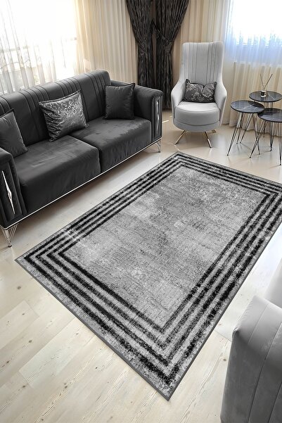 YTR HOME Dijital Baskı Yıkanabilir Kaymaz Taban Dekoratif Salon Mutfak Halısı...