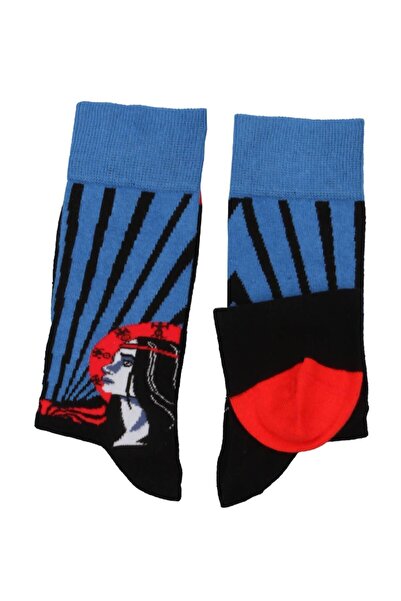 Soho Mood 3-пари унісекс шкарпетки з бавовни з жіночим мотивом