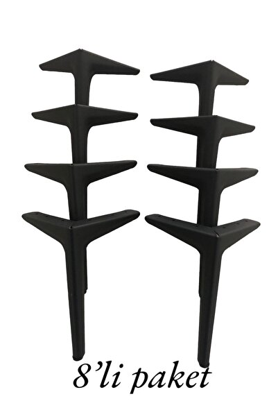YARENWOOD Metal Koltuk, Kanepe, Dolap, Berjer, Tv Ünitesi Ayağı 20cm