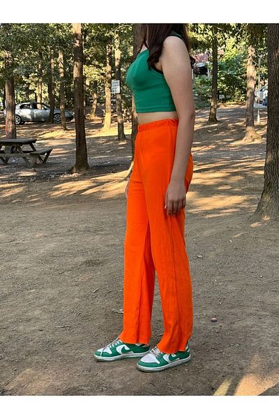 Fun Γυναικείες άνετες πιτζάμες Lycra - Παντελόνια & Φούτερ, Casual Home Wear