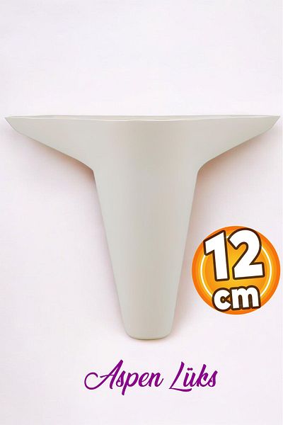 Badem10 Aspen Mobilier Cremă de lux Canapea Fotoliu Unitate TV Baza Riser Picior Picioare 12 Cm Picior