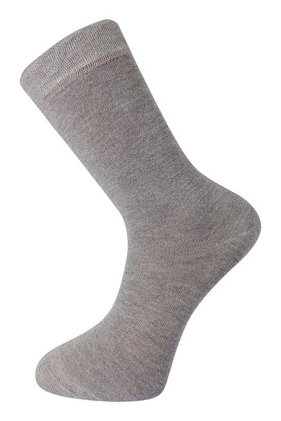 Soho Mood Women Bamboo Socket Long Straight Gray Socks Seamless Premium 6-Pack