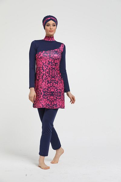 Chelly Γυναικείο μαγιό Navy Blue Full Covered Hijab