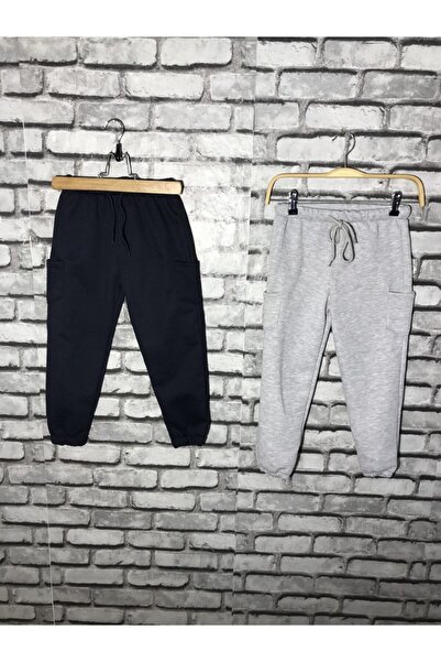 twins tailors Παιδικό Φούτερ διπλό πακέτο (γκρι-μπλε)