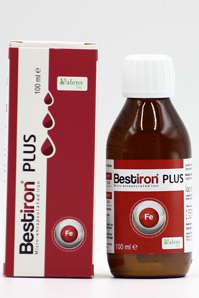 Valens Bestiron Plus 100ml - African Geranium Iron Supplement Immunity 50ml Drops