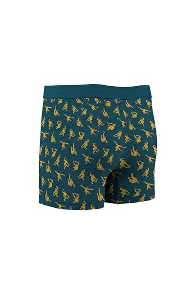 Soho Mood Ανδρικά μπόξερ μεγάλου μεγέθους με σχέδιο βαμβακερό Lycra