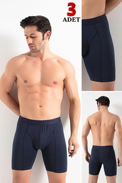 Özlem & Donex Donex 3 Pack Long Leg Lycra Boxers 2367