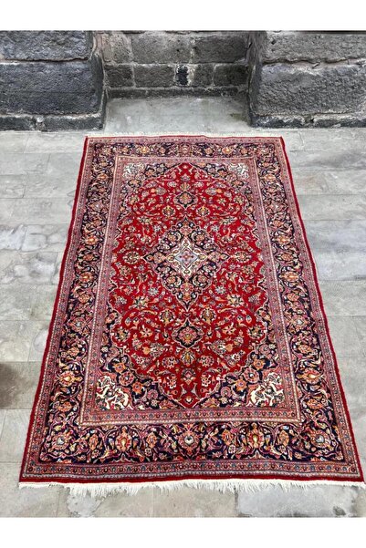 198x305cm Büyük Boy El Dokuma İran Halısı Eski Antik Yün Halı Büyük Salonlar için Harika Halı