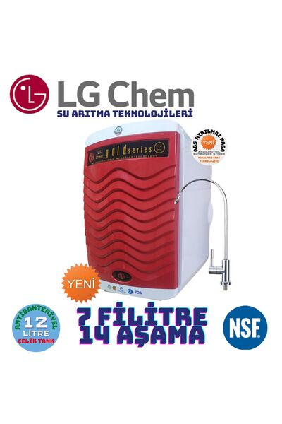 LG Chem Gold Specıal Beyaz-kırmızı 12 Litre 7 Filitre 14 Aşama Gümüş Iyon Tat...