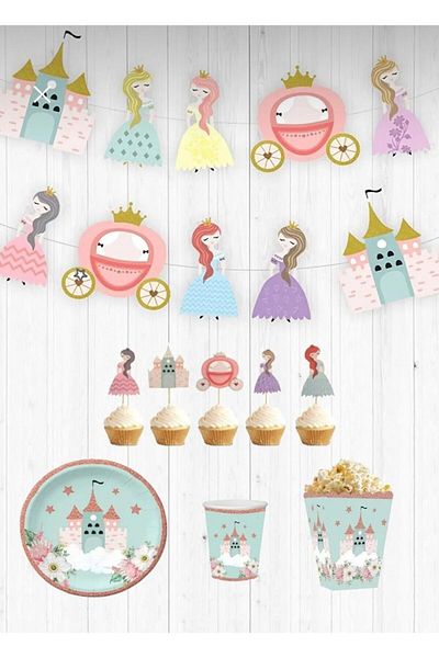 Partifabrik Rapunzel Themed Short Party Set