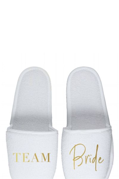 lafazan 10 Pieces Team Bride Towel Slippers Bridesmaid Slippers Henna after Party Bride's Friends