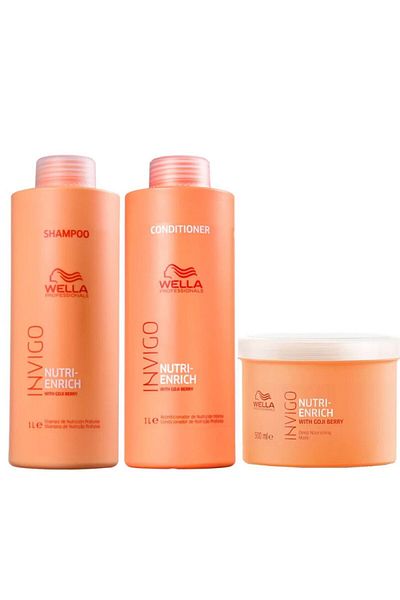 Wella WELLA Profossionnel invigo Nutri Enrich - Shampoo and Conditioner Mask for Reduced Hair