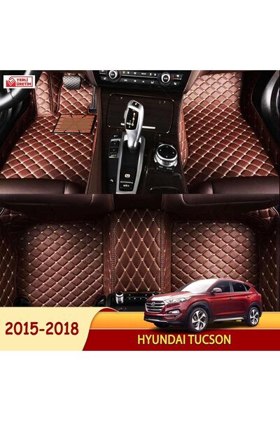 Miren Hyundai Tucson 2015-2018 Uyumlu 5d Havuzlu Suni Deri OTO PASPAS (Koyu k...