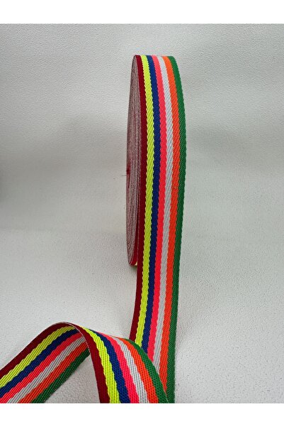 paşateks since 1995 şekil Panglică cu dungi de 3 cm-5 metri-(colorată)